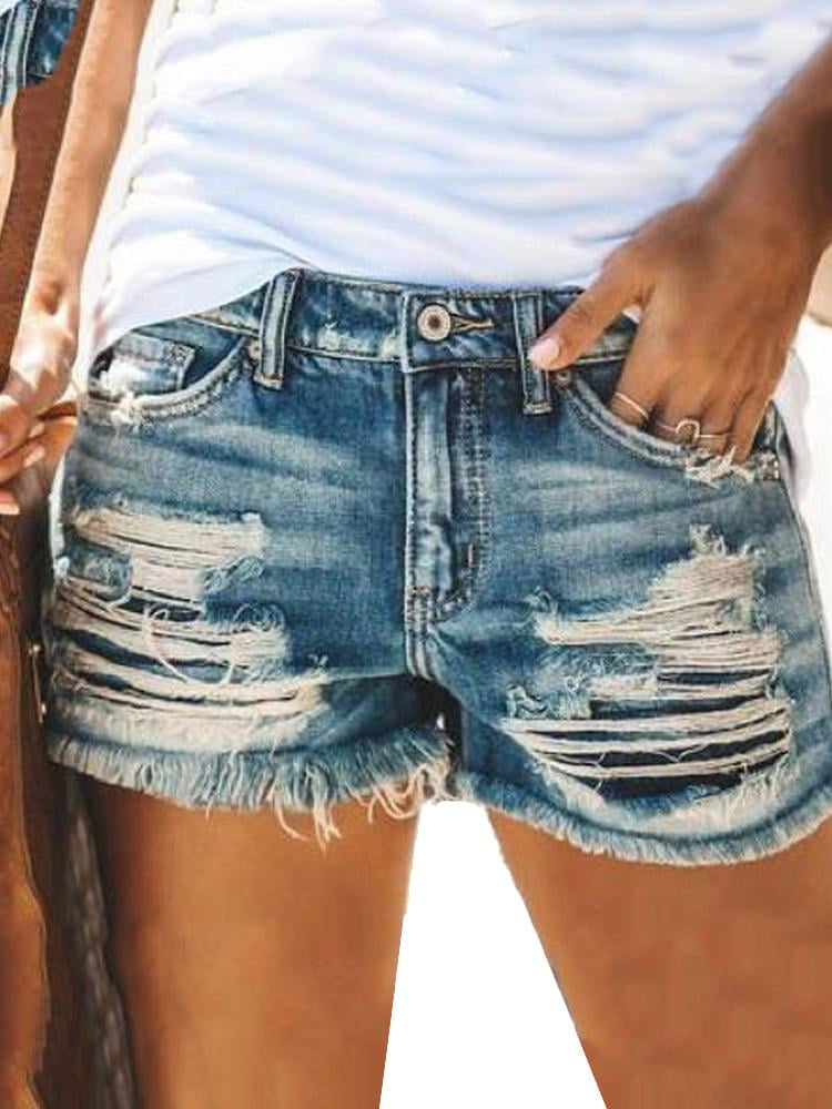 walmart blue jean shorts