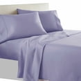 thumbnail image 1 of Solid Periwinkle Top-Split-Calking: Adjustable California King Bed Size Sheets, 4PC Bed Sheet Set, 100% Cotton, 300 Thread Count, Sateen Solid, Deep Pocket, by Royal Hotel, 1 of 2