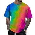 thumbnail image 1 of Playeras De Compresión Para Hombre, Camiseta De Manga Corta Con Cuello Redondo Y Estampado Floral De Moda De Verano Para Hombre, 1 of 4