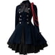 thumbnail image 3 of Vestido gótico retro renacentista medieval con lazo y manga larga con volantes Steampunk cosplay, 3 of 5