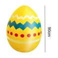 thumbnail image 4 of Huevos De Pascua Inflables Huevo de Pascua coloridos adornos de Pascua de 3 pies para fiesta de vacaciones de Pascua raya, 4 of 4