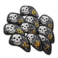 thumbnail image 2 of koolsoo 10 Pack Golf Irons Club Head Covers Wedge Iron Protective Head Cover PU Leather Pattern Protector Equipment, 2 of 9
