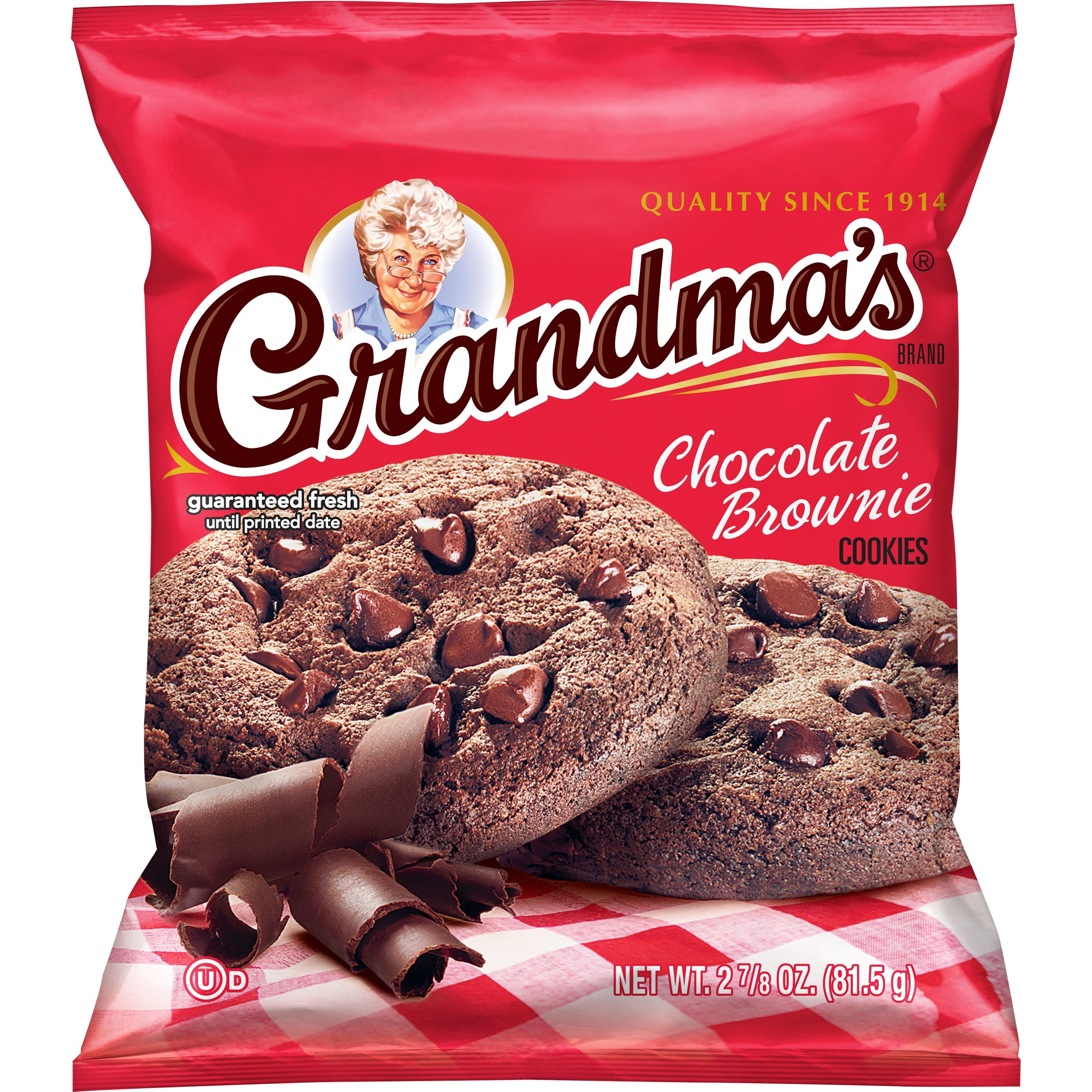 Grandma's Cookies Chocolate Brownie Naturally and Artificially Flavored