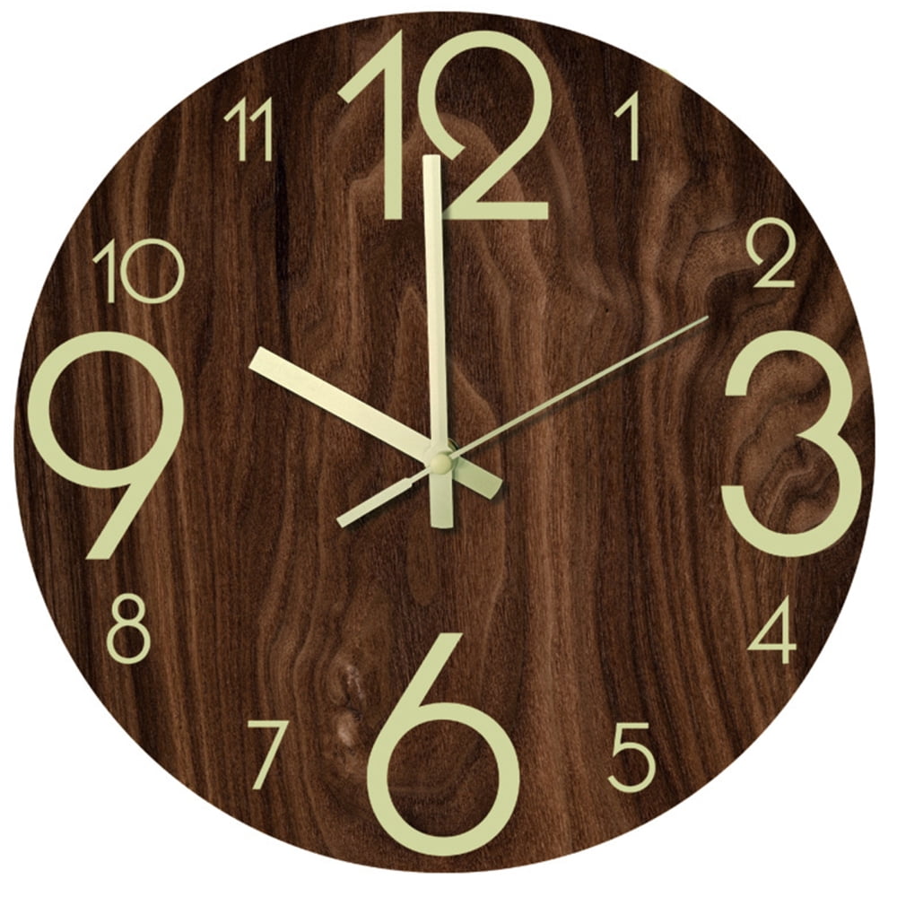 Luminous Acrylic Round Wall Clock Home Decorative Wall Hanging Watch