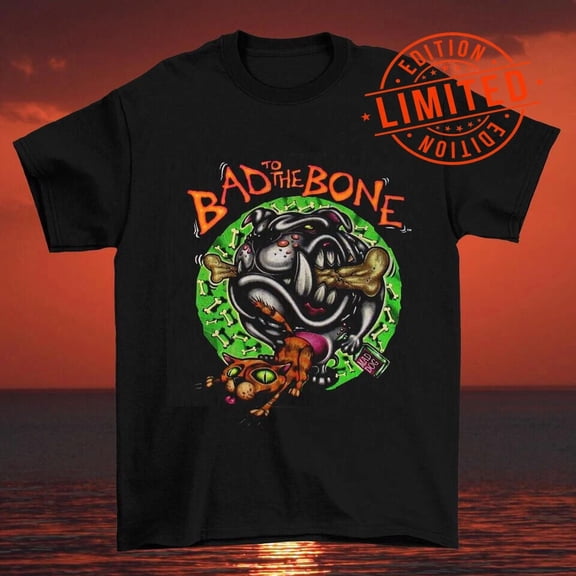 VINTAGE Vintage George Thorogood Bad To The Bone Black Unisex Tee Shirt