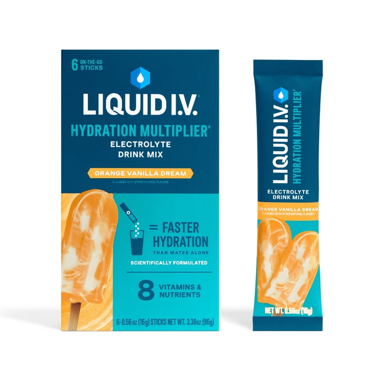 Liquid I.V. Orange Vanilla Dream Hydration Multiplier, 6 Packets photo 2