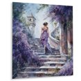 thumbnail image 2 of Designart "Stylish Girl Striking a Pose I" Woman Romantic Metal Wall Art, 2 of 5