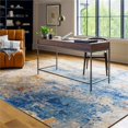 thumbnail image 3 of Surya Imola IML-1006 106 x 144" Rectangle Fabric Rug in Dark Blue/Orange/Mustard, 3 of 6