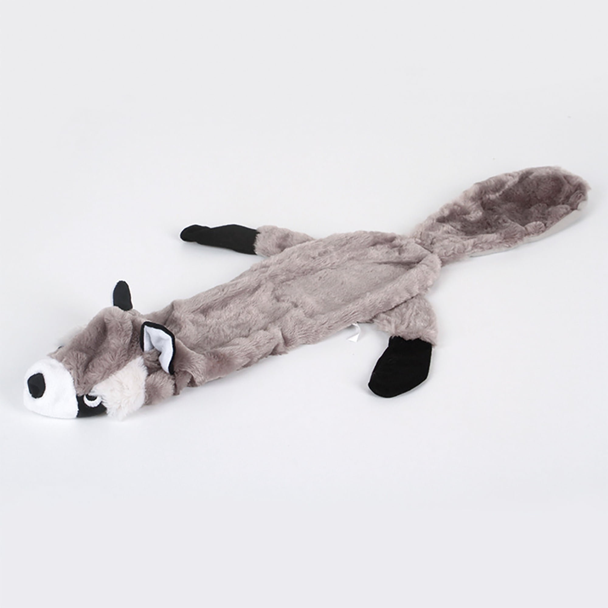 Kepooman Dog Squeaky Toys for Teething Chewing and Playtime, No Stuffing Plush Animal Dog Toy for Small Medium Large Dog Pets, Single, Raccoon Kepooman Dog Squeaky Toys for Teething Chewing and Playtime, No Stuffing Plush Animal Dog Toy for Small Medium Large Dog Pets, Single, Raccoon