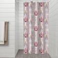 thumbnail image 2 of Princess Castle Cloud Pattern Shower Curtain 36"x72" ,Bathroom Decorative Shower Curtains Set with 12 Hooks,Modern Waterproof Washable Shower Curtain, 2 of 6