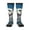 2 Black-1, variant on Starry Sky Cloud Bulldog Thigh High Socks Extra Long Stretchy Sock Women Over Knee High Opaque Stocking Daily Wear