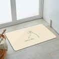 thumbnail image 1 of Ohmyroo 24x16 Inch Diatomite Sink Mat Modern Art Non-Slip Absorbent Rug for Bathroom, 1 of 5