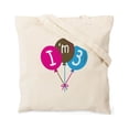 thumbnail image 2 of CafePress - 3Rd Birthday I'm 3 Tote Bag - Unisex Canvas Tote Bag, Beige, 1-Piece, 2 of 7