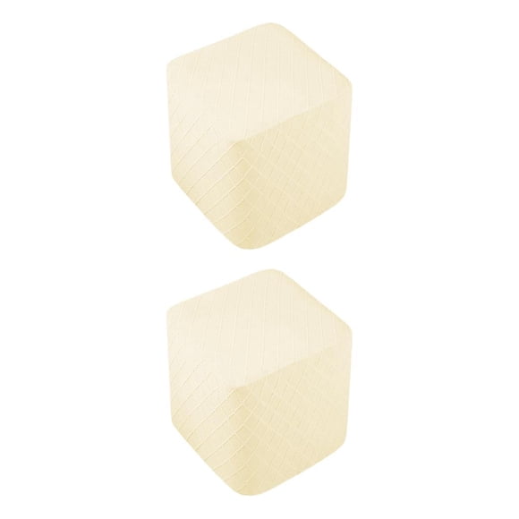Reposapiés Injueey Taburete Protector con Fondo Elástico Gris oscuro 2piezas Amarillo claro