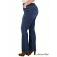 thumbnail image 2 of Alivia Ford Women's Plus Size Jeans for Women - High Rise Elastic Plus Size Bootcut Jeans for Women - 32" (14, Phoenix Wash), 2 of 6