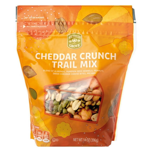 Southern Grove Cheddar Crunch Trail Mix 14 oz - Pack of 2