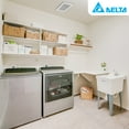 thumbnail image 5 of Delta Breez Slim Ventilation Exhaust Bath Fan 70 CFM with Dual Speed, White, 5 of 10