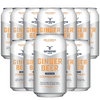 Cutwater Non-Alcoholic Ginger Beer 12 Pack - 12oz Cans - 110 Calories Fat-Free - Soda Mixer for Moscow Mule, Dark n Stormy