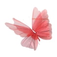 thumbnail image 3 of GUOOL Artificial Butterfly Decoration Crafts DIY Photo Props for Wedding Home Wall Red, 3 of 9
