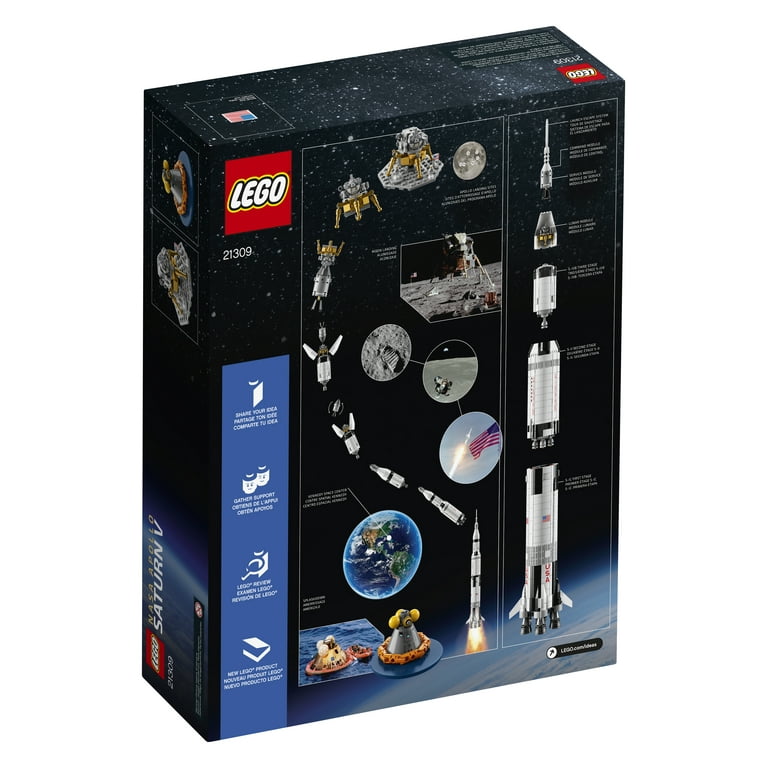 øjeblikkelig passager det er nytteløst LEGO Ideas LEGO® NASA Apollo Saturn V 21309 - Walmart.com
