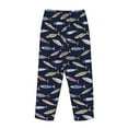 thumbnail image 5 of Goofa Sardine Printed Soft Pajama Pants for Women, Wide Leg Comfy Casual Lounge Yoga Pants-X-Large, 5 of 9