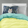 thumbnail image 2 of Carolines Treasures BB5102PILLOWCASE Blue Flowers Chihuahua Fabric Standard Pillowcase Standard multicolor, 2 of 2