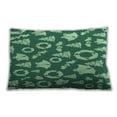 thumbnail image 1 of Ahgly Company Patterned Indoor Rectangular Algae Green Lumbar Throw Pillow, 13 inch by 19 inch, 1 of 5