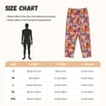 thumbnail image 3 of Kdxio Women's Comfy Stretch Maple Leaves Print Drawstring Pajama Pants-X-Large, 3 of 5