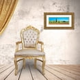 thumbnail image 3 of Krahmer, Frank 24x11 Gold Ornate Wood Framed with Double Matting Museum Art Print Titled - Cypress in poppy field, Tuscany, Italy, 3 of 4