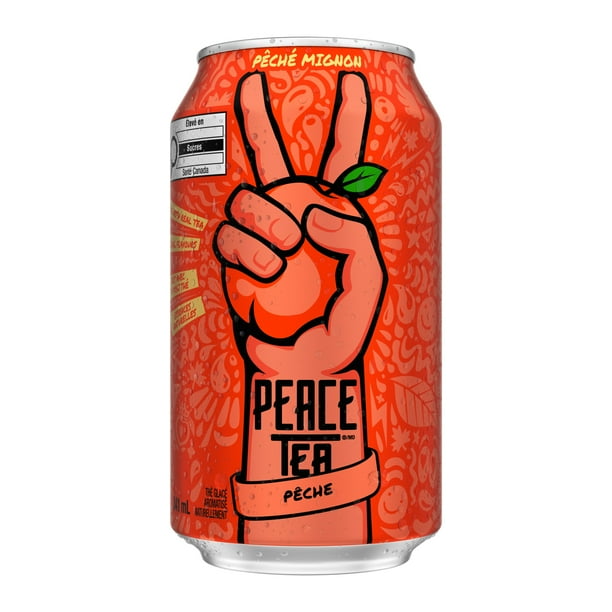 Peace Tea Peach Party Cans, 341 mL, 12 Pack, 12 x 341 mL - Walmart.ca