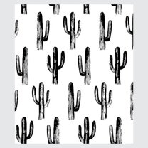 Black & White Cactus Tapestry