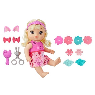 baby alive blonde cute hairstyles baby by hasbro