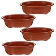 thumbnail image 4 of SWETRACE 4pcs Bonsai Pots Decorative Flower Containers With Drainage For Home Office Balcony For Succulents And Plants, 4 of 8