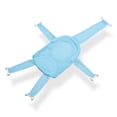 thumbnail image 1 of Cojín de almohada ajustable para bañera para recién nacidos Suave Cómodo de alta elasticidad Alfombra de baño para bebés Cuna de ducha de plástico en forma de cruz Azul claro Eigraketly BA000370-01, 1 of 7