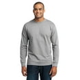 thumbnail image 3 of Port & Company Men's Tall Long Sleeve 50/50 Cotton/Poly T Shirt 2XLT Ash, 3 of 5