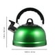 thumbnail image 2 of Tetera de acero inoxidable de 1,2 l para uso doméstico, hervidor de agua con sonido, 2 of 3