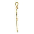 thumbnail image 2 of 14k Yellow Gold Budded Cross Pendant, 2 of 5