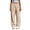 Beige, variant on Ghalytn Sweatpants Women's Elastic Drawstring Waist, Seam-Decor Wide Leg Soft Fleece Loose Pants with Pockets
