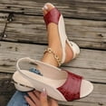 thumbnail image 4 of Mepaouo Women's Sandal 2025 Orthotic Dotmalls Shoes Open Toe Ankle Strap Chunky Heeled Dressy Pumps, 4 of 8