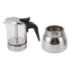 thumbnail image 5 of Cafetera Espresso de Acero Inoxidable Tapa de Vidrio Moka de Acero Inoxidable con Válvula Doble Estufa de Inducción Cafetera Italiana Plateada ANGGREK  Otros, 5 of 8