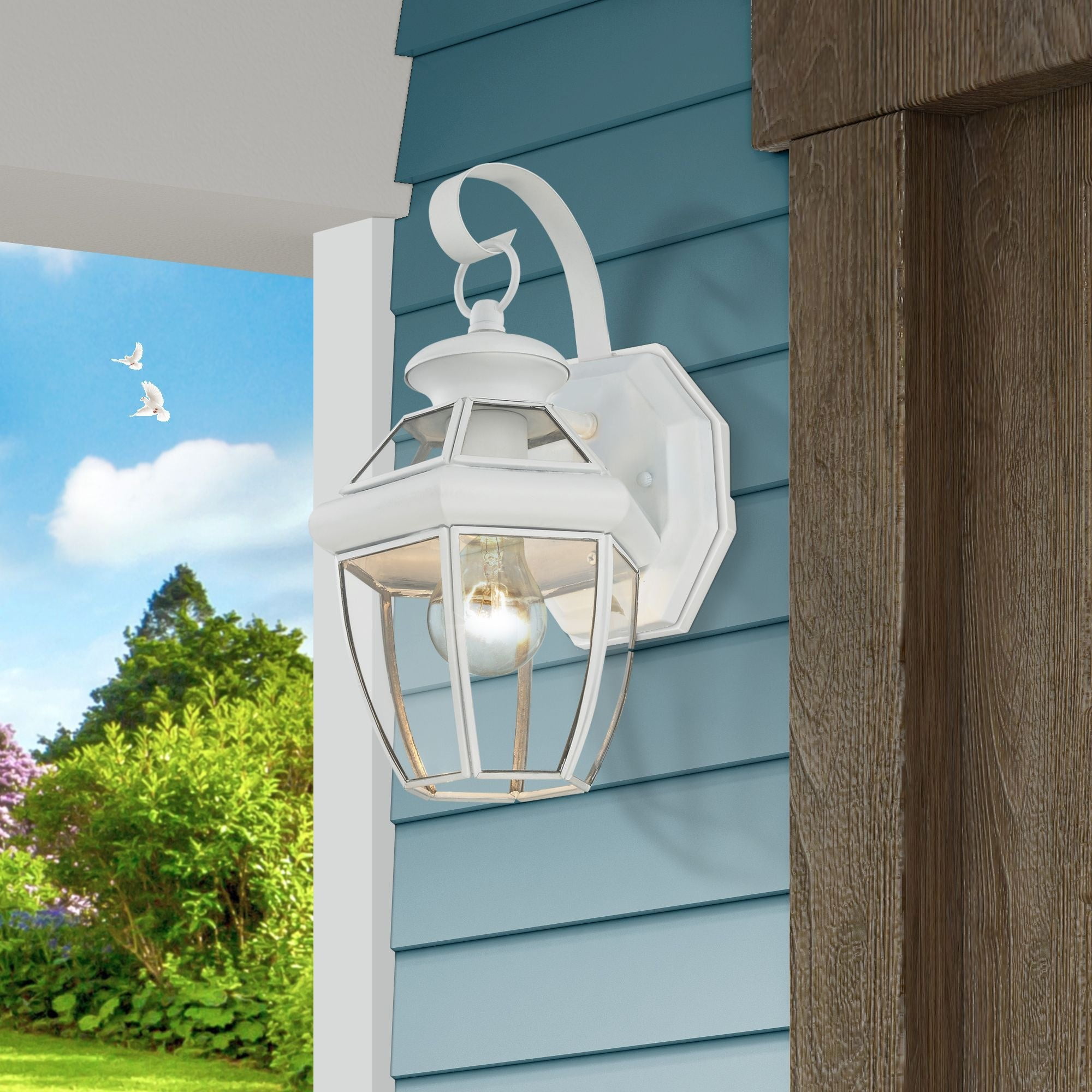 Livex Lighting - Monterey - 1 Light Outdoor Wall Lantern in Traditional Style -