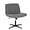Grey, variant on Cross Chair Armless Cross Legged Office Desk Chair Adjustable Swivel Gaming Chair No Wheels Backrest with Wide Seat Native Sponge Computer Task Vanity Chair for Home Office,Black