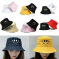 thumbnail image 3 of Sombrero de pescador unisex bordado de algodón de doble cara para mujer, ideal para playa y pesca., 3 of 5
