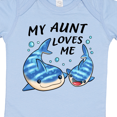 thumbnail image 4 of Inktastic My Aunt Loves Me Whale Shark Boys or Girls Baby Bodysuit, 4 of 5