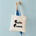 thumbnail image 6 of CafePress - Swim Coach Heart Tote Bag - Unisex Canvas Tote Bag, Beige, 1-Piece, 6 of 8