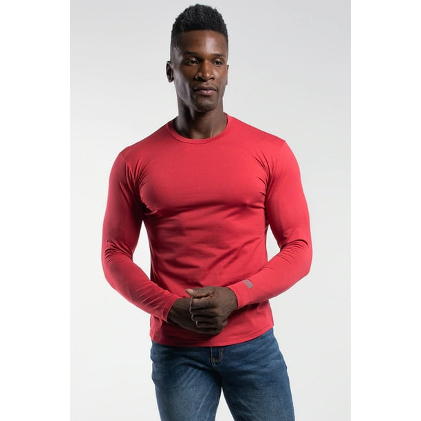 Barbell Apparel Men's Athletic Fit Havok Long Sleeve Workout Tee