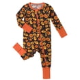 thumbnail image 3 of ATAIKU Halloween Baby Girls Boys Bamboo Viscose Footies, Pajamas with Fold-Over Mittens & Feet, 2-Way Zipper Sleeper for Baby 3-24M, 3 of 10