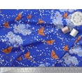 thumbnail image 3 of Soimoi Rayon Fabric Dot,Floral & Butterfly Print Fabric by the Yard 56 Inch Wide, 3 of 3