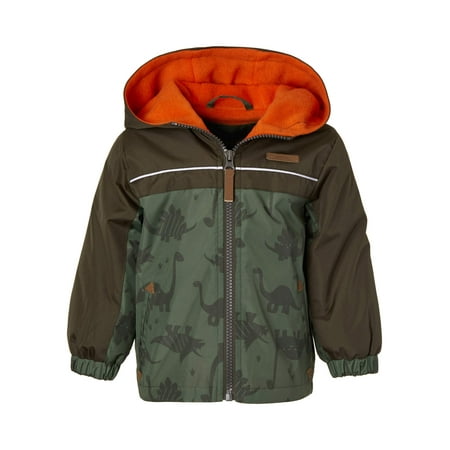 Dino Print Windbreaker Jacket (Little Boys) (Best Children's Winter Coats)
