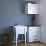 A&E Bath Demi Laundry Tub kit With Faucet 24"